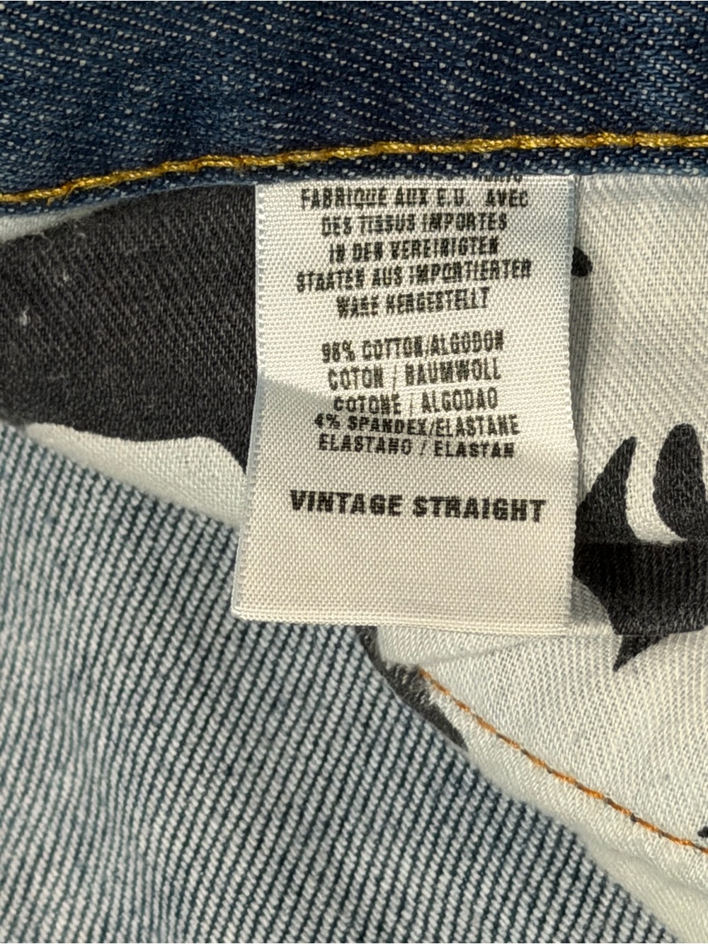 Lucky Brand Vintage Straight Jeans Men’s 33 Medium Wash Stretch Denim Blue - Picture 10 of 12